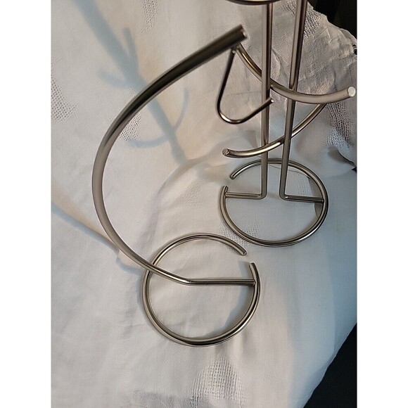 Matching Mug Rack And Banana Stand Heavy Stainless 15" And 13" Tall - Picture 5 of 6